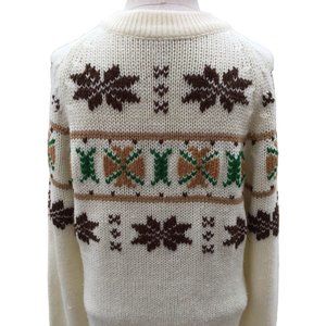 Ski Sweater Alpine National Shirt Shop Mens M Vintage 1970's 22609